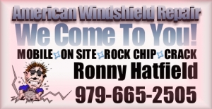 Mobile Windshield Repair:Lake Jackson TX, Clute TX, Angelton TX, Alvin TX, Richwood TX, Santa Fa TX, La Marque TX, Dickinson TX, League City TX, Clear Lake TX, Webster TX, South Shore Harbors TX, Nassau Bay TX, Brazoria TX, Sweeny TX, West Columbia TX, Bailey’s Prarie TX